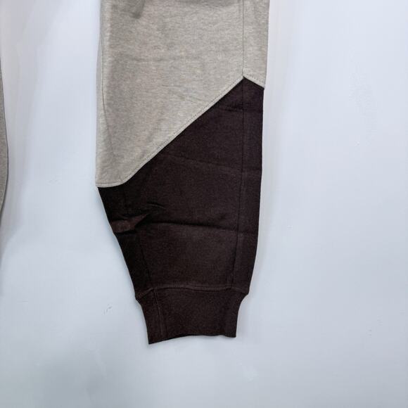 Pact Organic Cotton Joggers Womens Large Wheat Mahogany Stretch Soft Comfy NWT - Picture 3 of 9